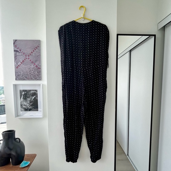 HATCH Twilight Jumpsuit - Black Batik Floral - Picture 4 of 6